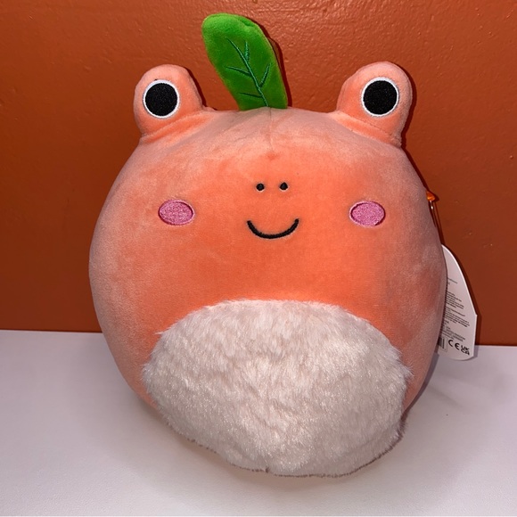 Squishmallow Fatima the Peach Frog 8” - Picture 3 of 9